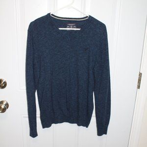 American Eagle Mens Navy V neck sweater
